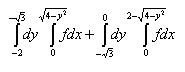 изменить порядок интегрирования в двойном интеграле