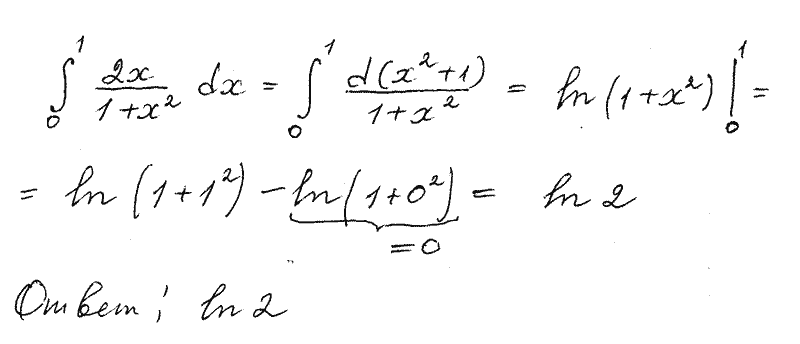 Примеры решения определенных интегралов